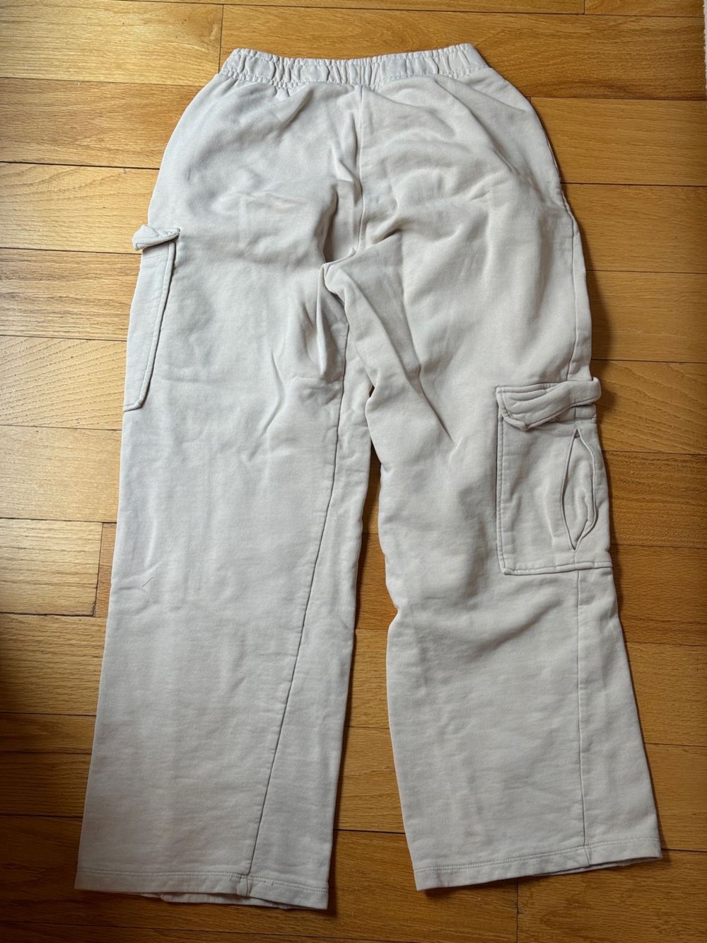 Zara Light Beige Utility Cargo Pants - Picture 2 of 3